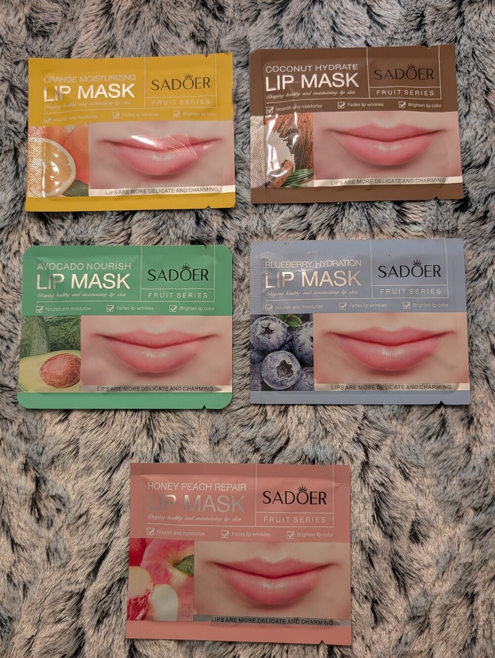 Fruit Series Honey Peach Repair Lip Mask - Pink